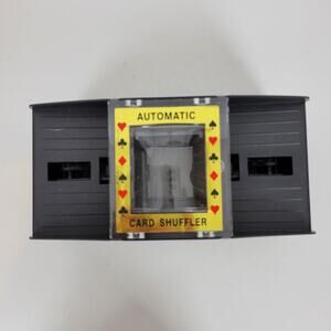 Automatic Poker Card Shuffle Machine Battery Operated Electric Shuffler 8" x 3"